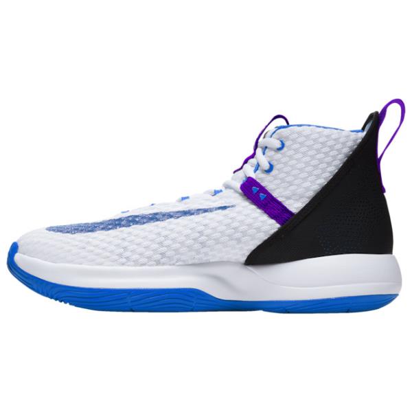 Nike Kosárlabda Cipő Férfi Zoom Rize Fehér/Fekete/Kék/Lila,SEH52780